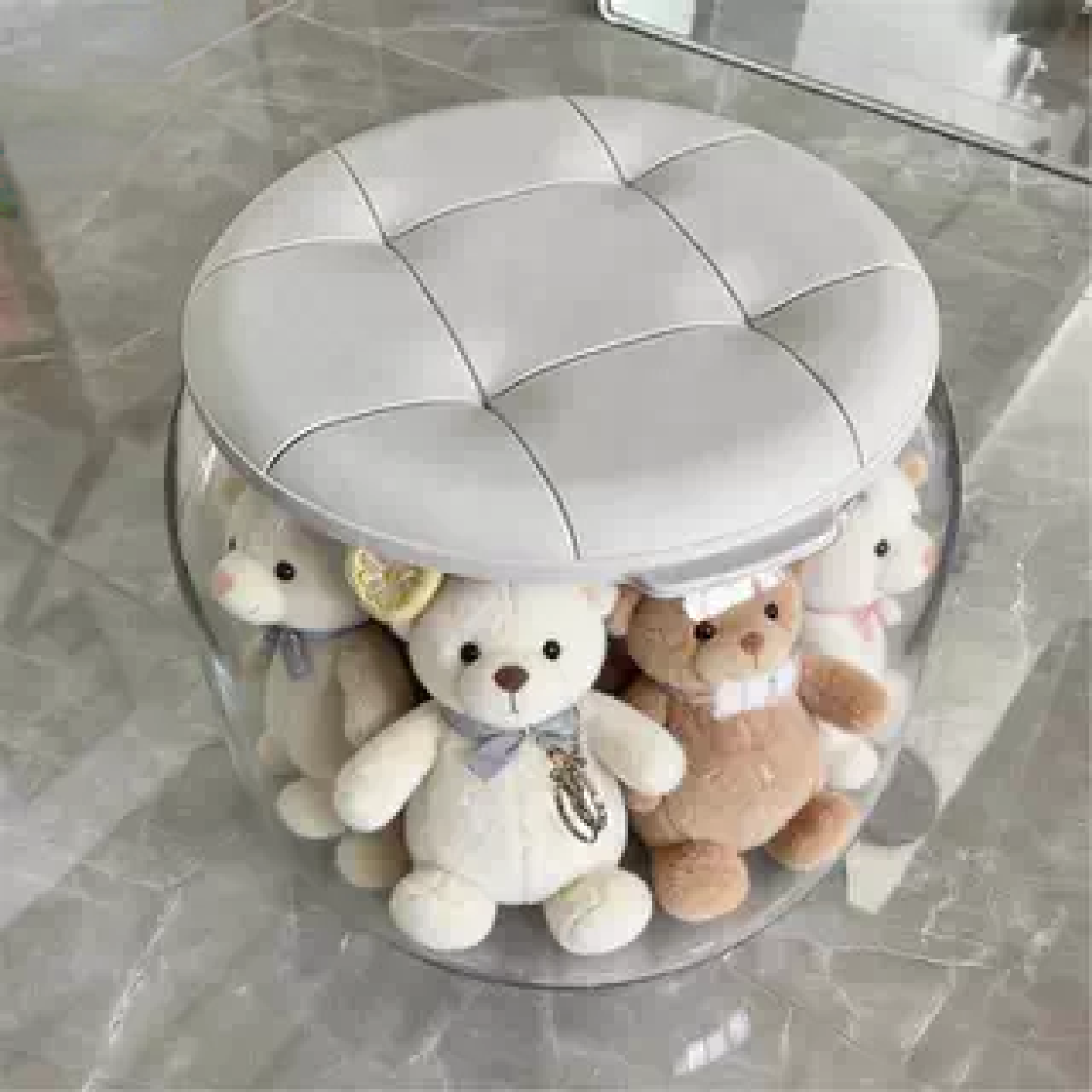 收纳凳儿童玩偶箱毛绒具娃