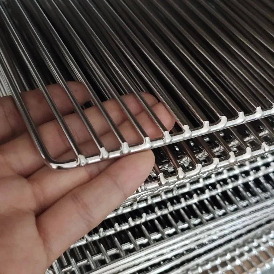 不锈钢烧烤网加粗加密商用烤肉架子沥水沥油置物架冰箱烤箱隔层网