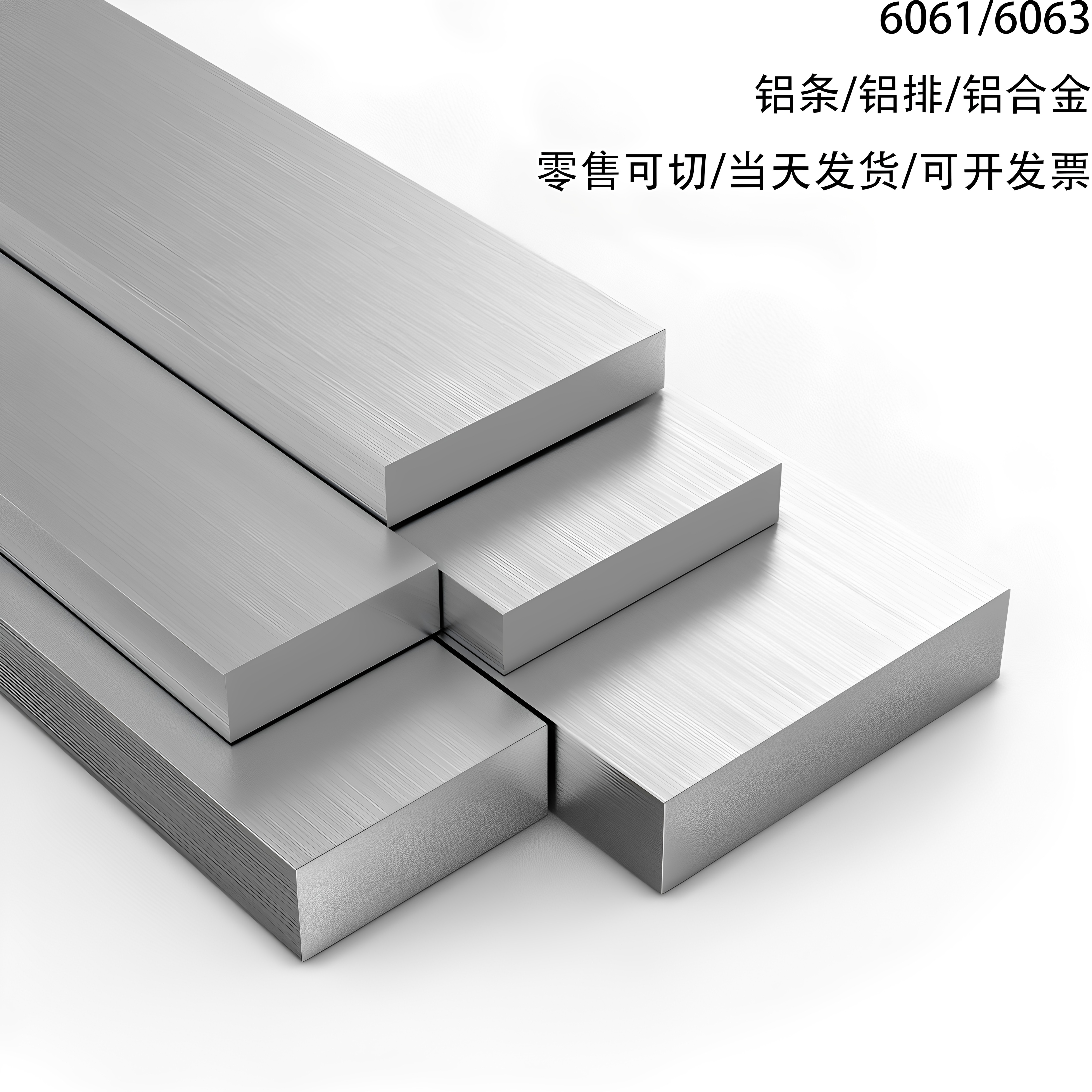 铝棒6061铝板铝块铝方加工切割6063铝排铝方棒实心铝棒方铝棒