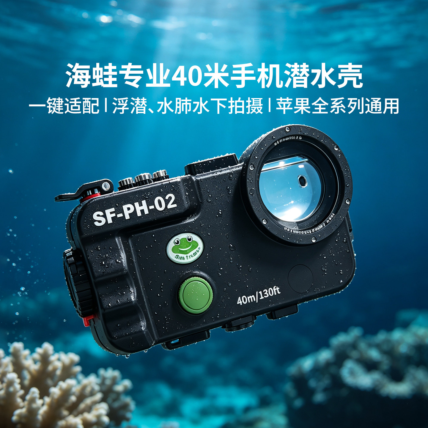 海蛙适用iPhone手机潜水防水壳