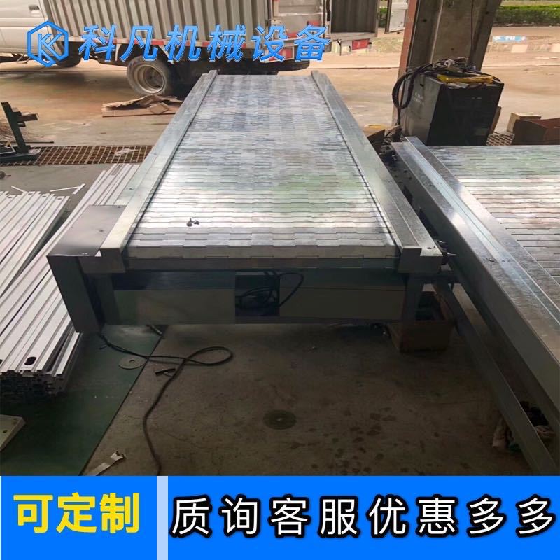 重型链板输送机爬坡上料不锈钢链板输送带链板流水线板链式传送带图片