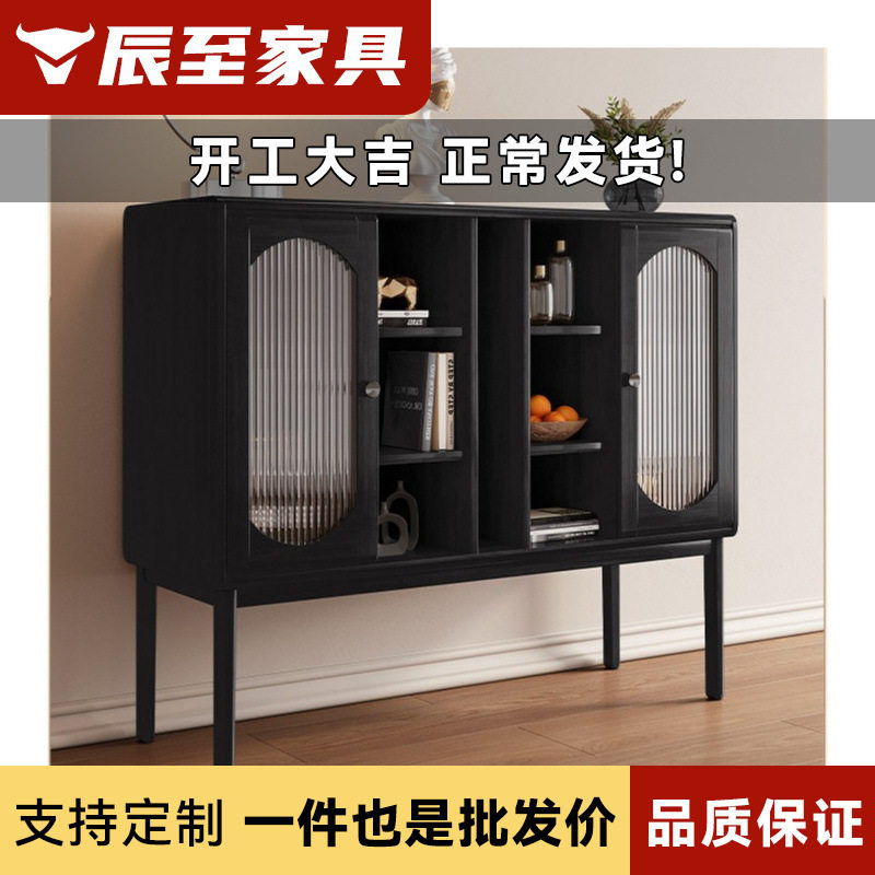 实木过道柜双开门走廊柜餐边柜进门玄关柜收纳储物柜简约门厅柜图片