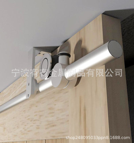 SS304不锈钢拉丝谷仓门吊轨滑轨推拉门移门滑轮五金配件导轨批发