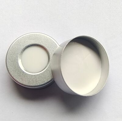 HSY1001-0198透明顶空样品瓶用铝制钳口瓶盖带隔垫