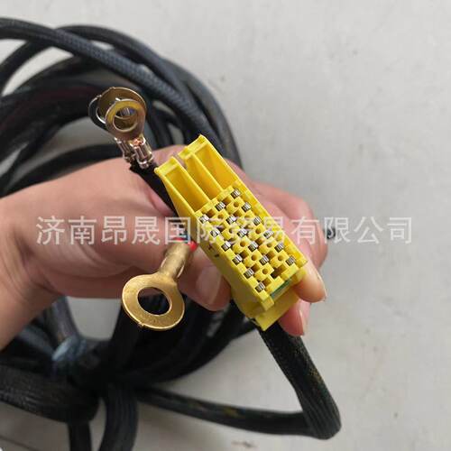 重汽HOWOT7T5G汕德卡C7C9配件出口712W25455-6104底盘附加线束
