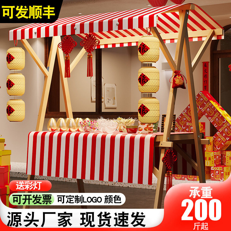 集市摊位展示架夜市摆摊架子户外棚摆摊展台移动折叠地摊推车图片