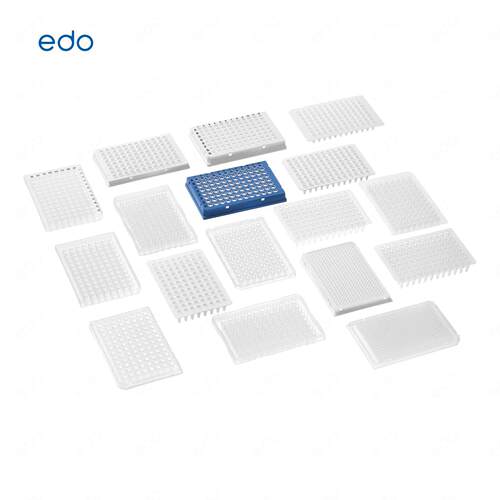 EDO 一次性实验室耗材 0.2ml 96孔PCR板，1352013 白色