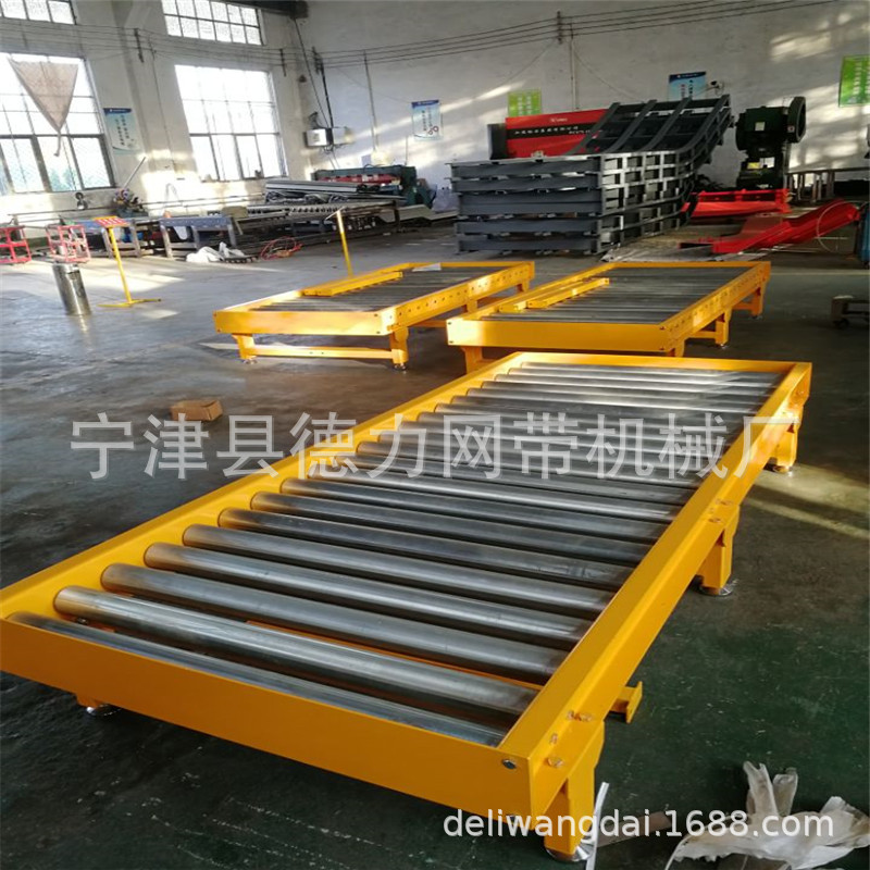 重型无动力滚筒输送机滚轮滚轴传送带动力滚筒输送机动力滚筒线图片
