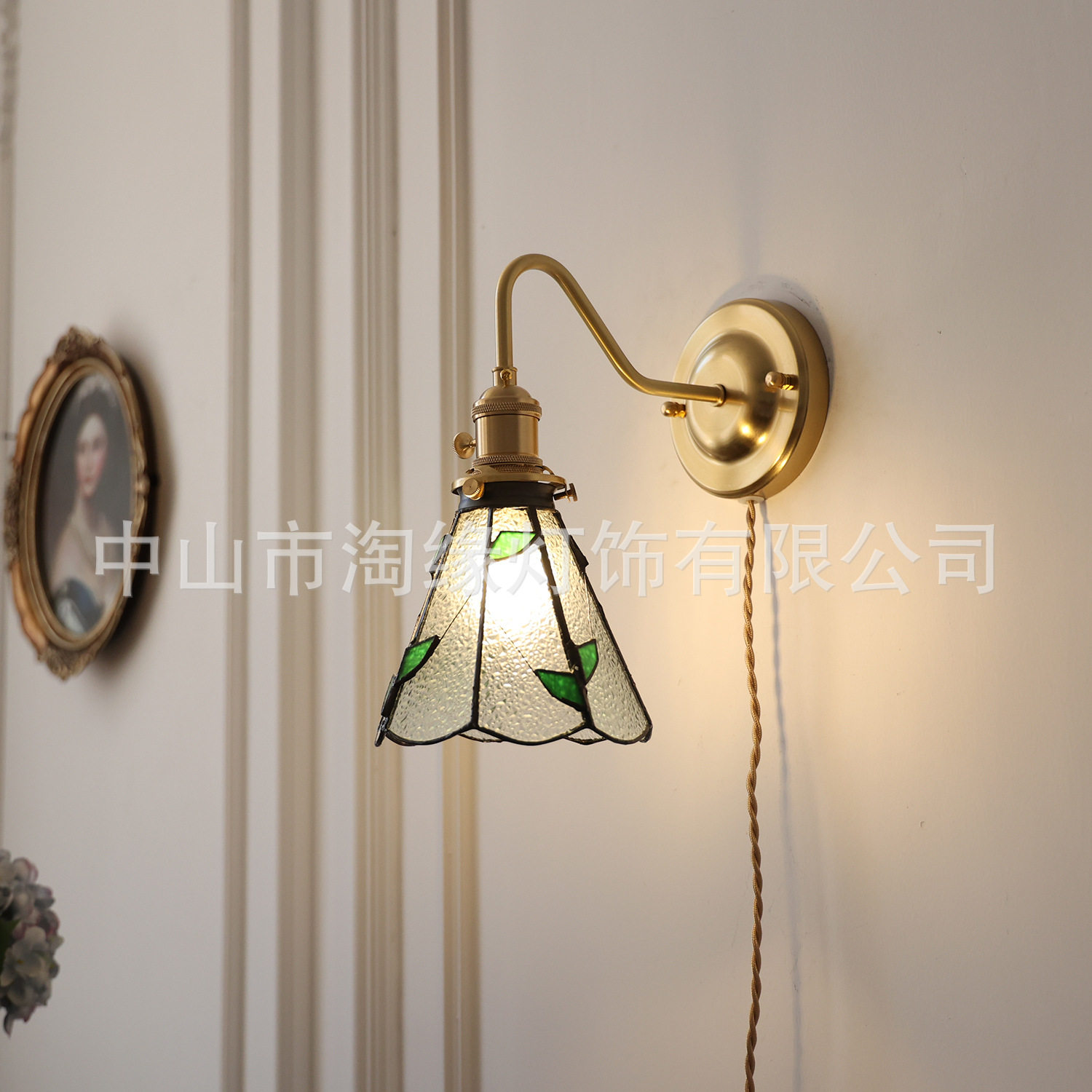 复古手工焊锡蝴蝶灯日式餐厅过道灯卧室床头卫生间浴室镜前墙壁灯图片