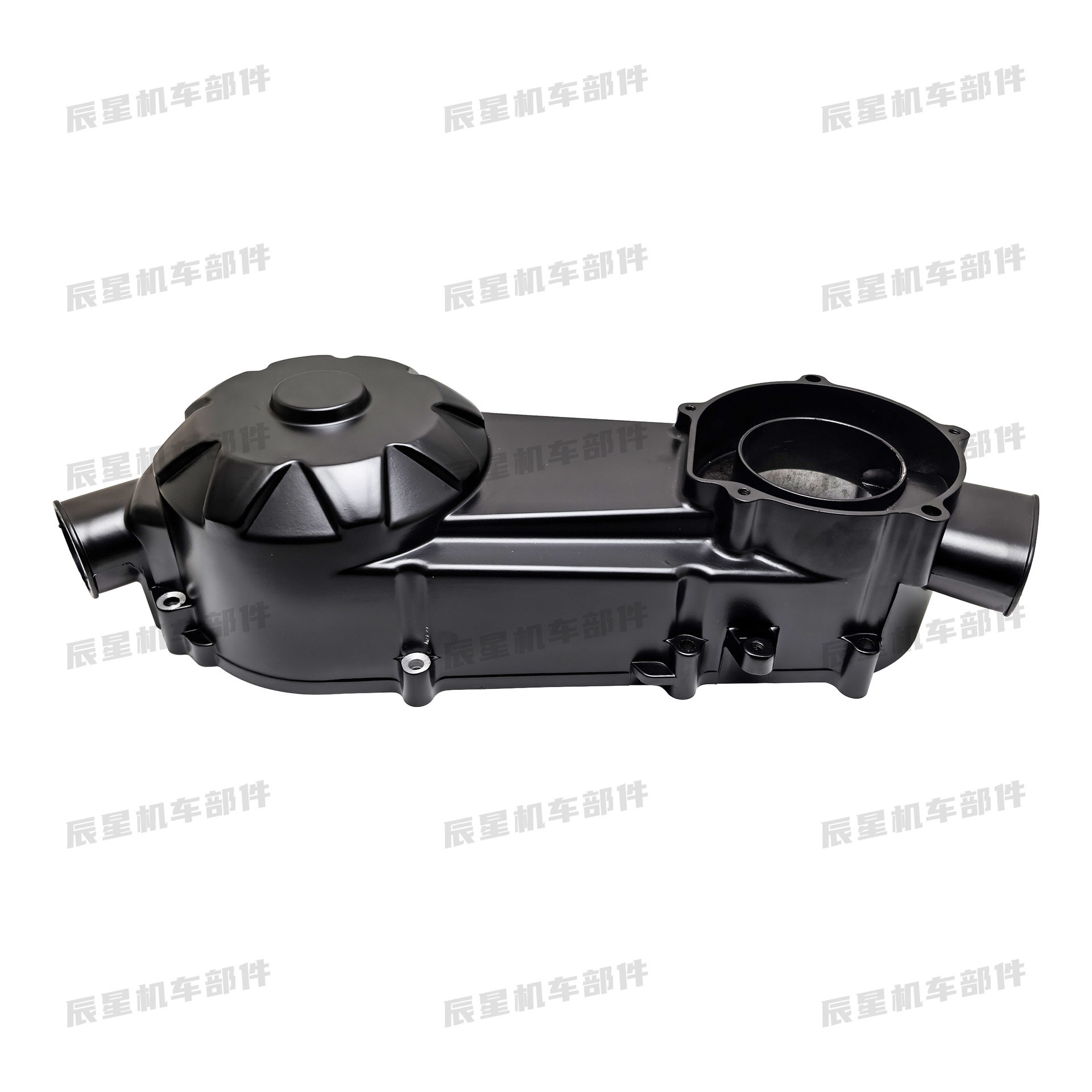 踏板摩托车发动机配件 GY6-150/200cc 左盖侧盖边盖 手拉起动