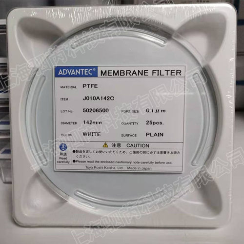J010A142C ADVANTEC东洋PP网支撑疏水性聚四氟乙烯PTFE滤膜