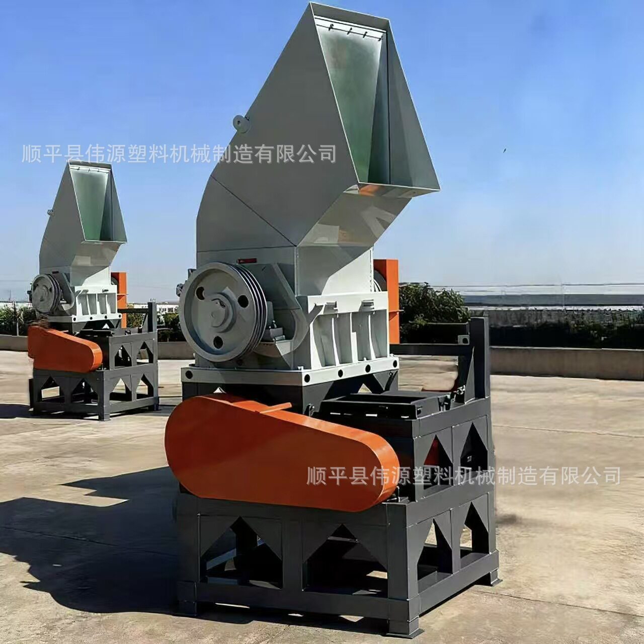 大口径 HDPE 管破碎机 塑料桶花盆专用 口径可调  厂家直销图片