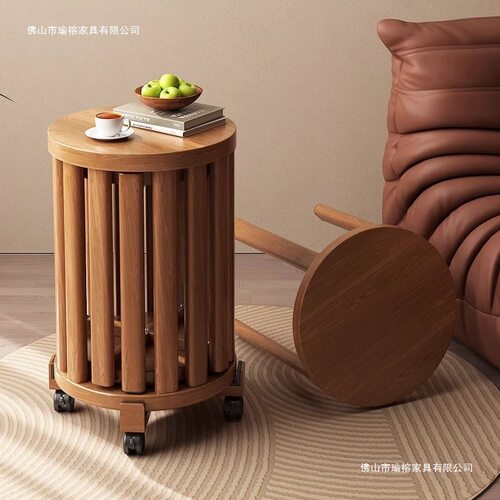 仿实木凳家用可叠放板凳收纳组合高圆凳叠叠凳餐厅堆叠客人备用凳