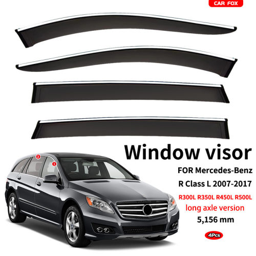 适用于奔驰R级晴雨挡雨眉Benz R Class R350L R400L Window visor