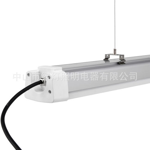 出口货源80W一体化三防灯IP65LED线形停车场车库灯