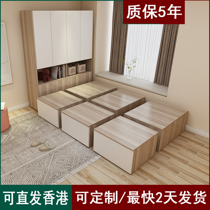 小户型榻榻米床箱组合储物床多功能儿童床1.2m抽屉单人床现代简约图片