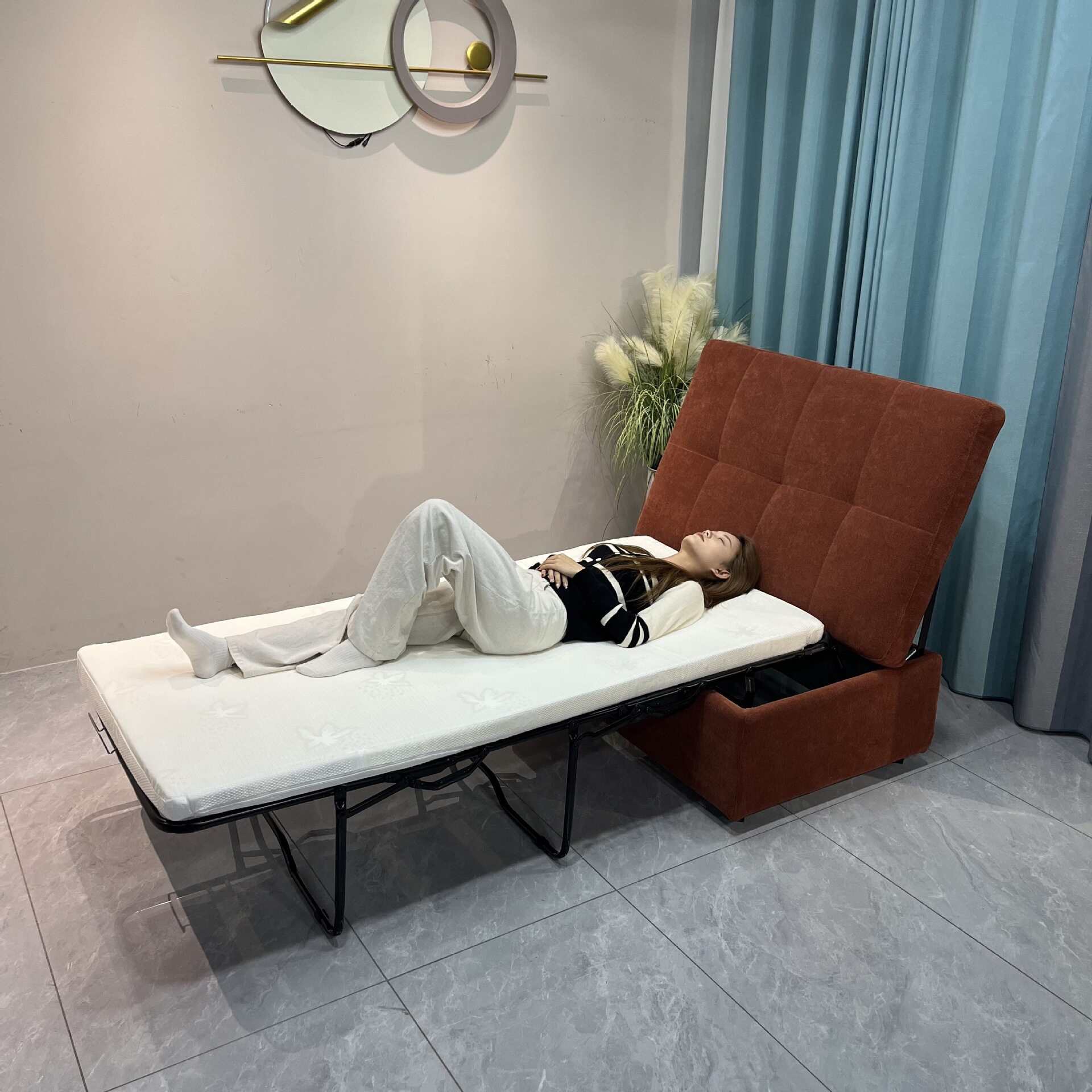 多功能沙发床两用可折叠酒店客房公寓医院陪护床脚踏带床垫保姆床图片