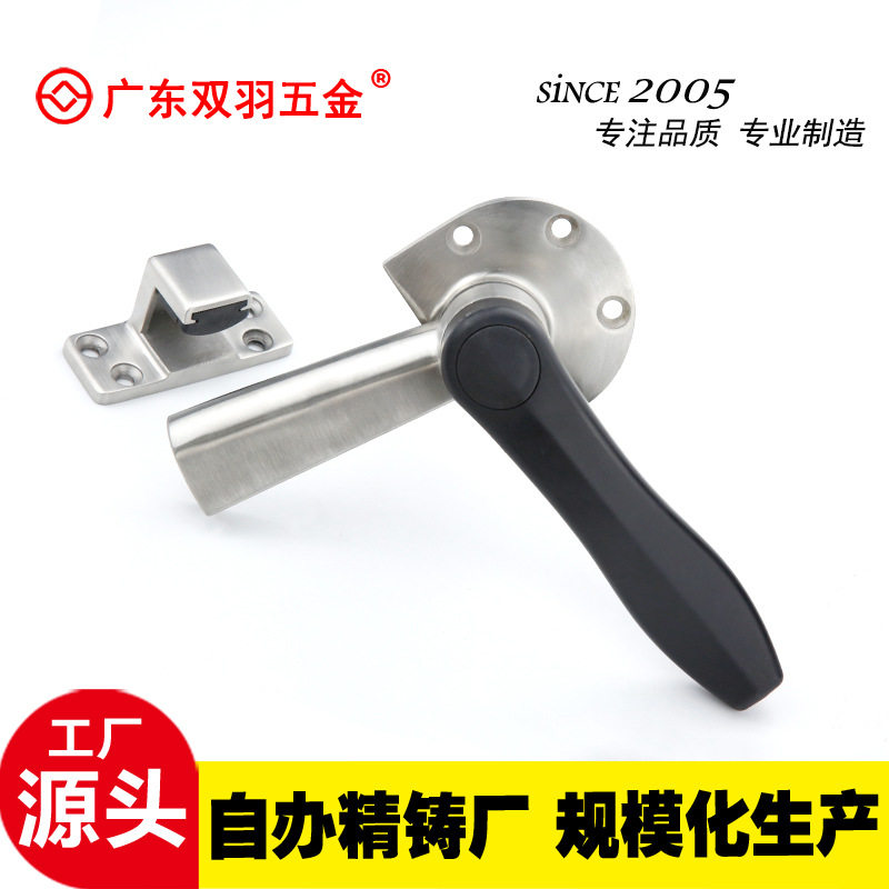 订置烤箱烘箱把手海鲜柜把手冷库门锁蒸饭车把手工业机械设备门锁图片