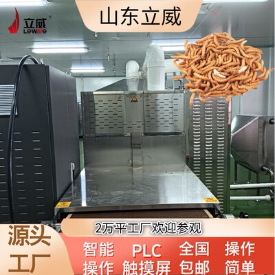 立威蚕蛹烘干设备隧道式昆虫烘干机器多功能蝇蛆虫干燥灭菌机器