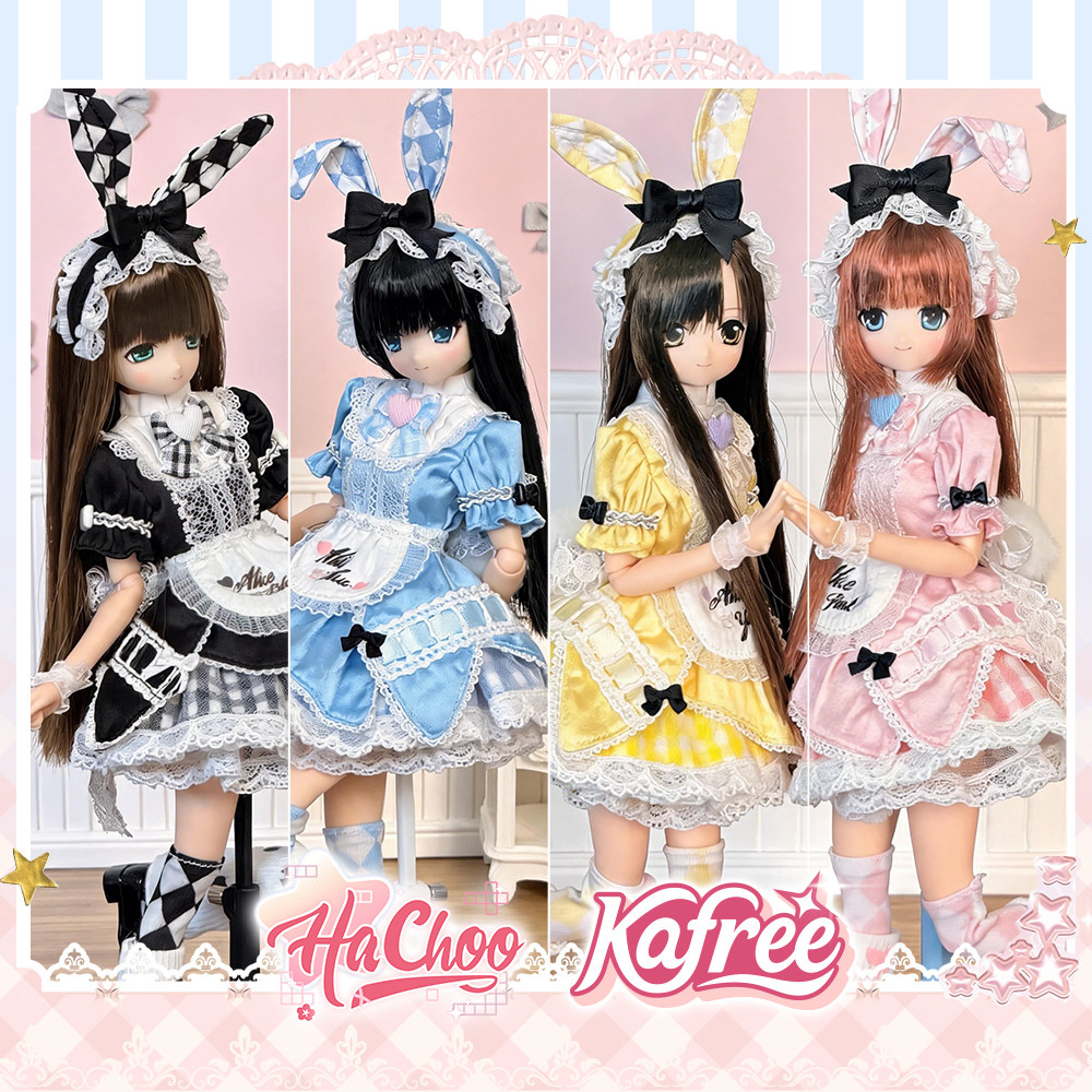 正品授权 预售 梦境茶会兔bjd娃衣 特六/azone/ob22/ob24娃衣