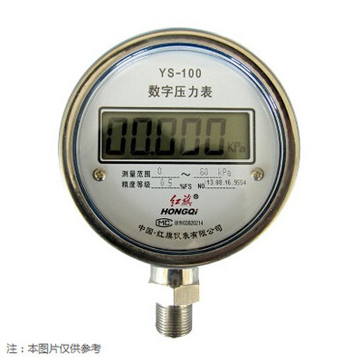 YS-100数字压力表  红旗仪表有限公司HONGQI