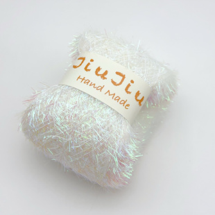 JiuJiu 幻闪玻璃纱 不掉毛亮丝线 定制手工diy玩偶发卡发饰配线