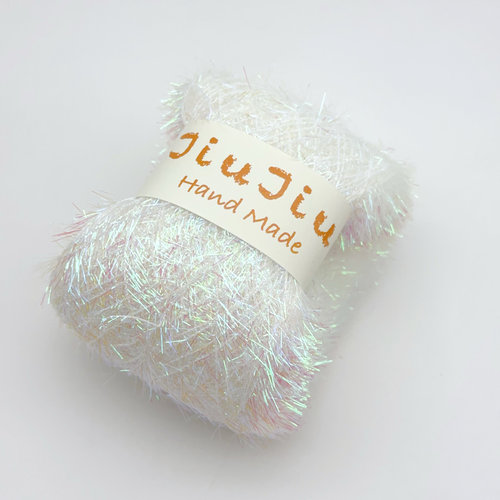 JiuJiu 幻闪玻璃纱 不掉毛亮丝线 定制手工diy玩偶发卡发饰配线