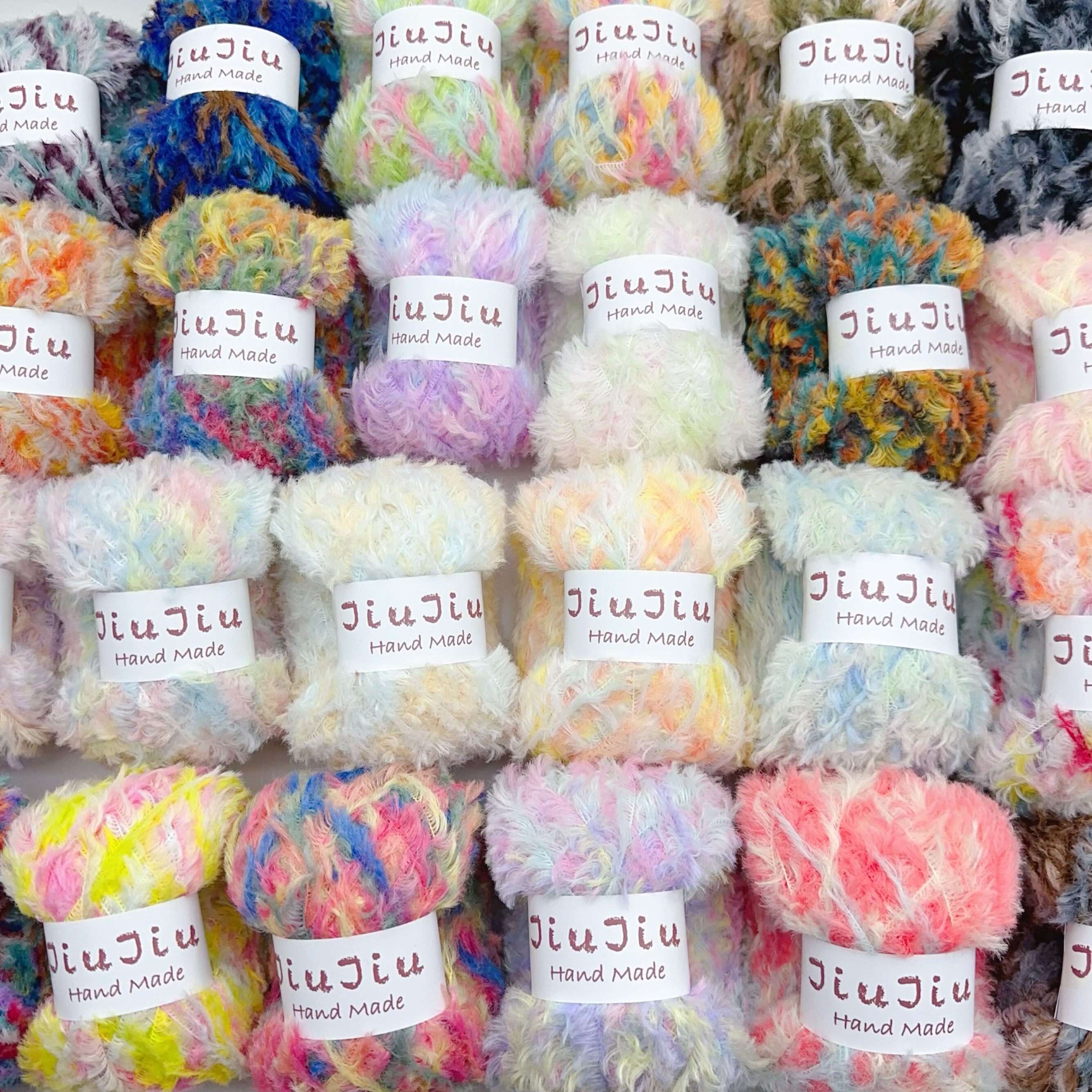 JiuJiu 花式纱线段染小皮草线团织围巾珊瑚绒玩偶手工编织diy钩针,服饰配件/皮带/帽子/围巾,毛线,淘宝优惠券,粉丝福利购,淘宝优惠卷