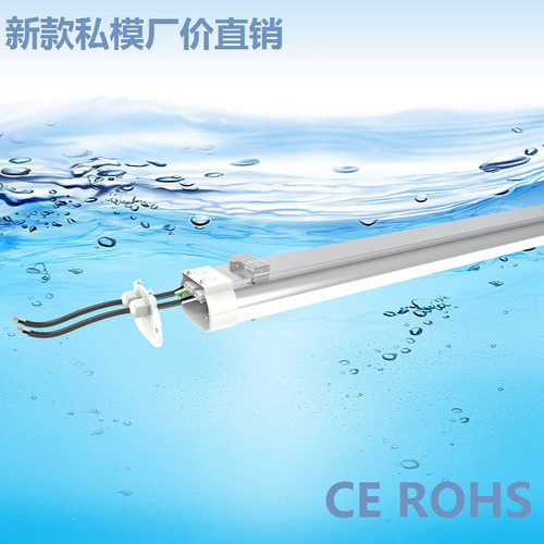 led一体化三防灯贴片式冷库ip65防水灯全塑三防灯套件厂家批发