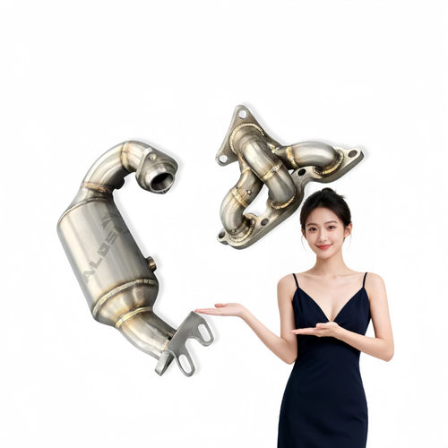 用于2009-2015年奔驰SMART451头排气落水管不锈钢排气歧管