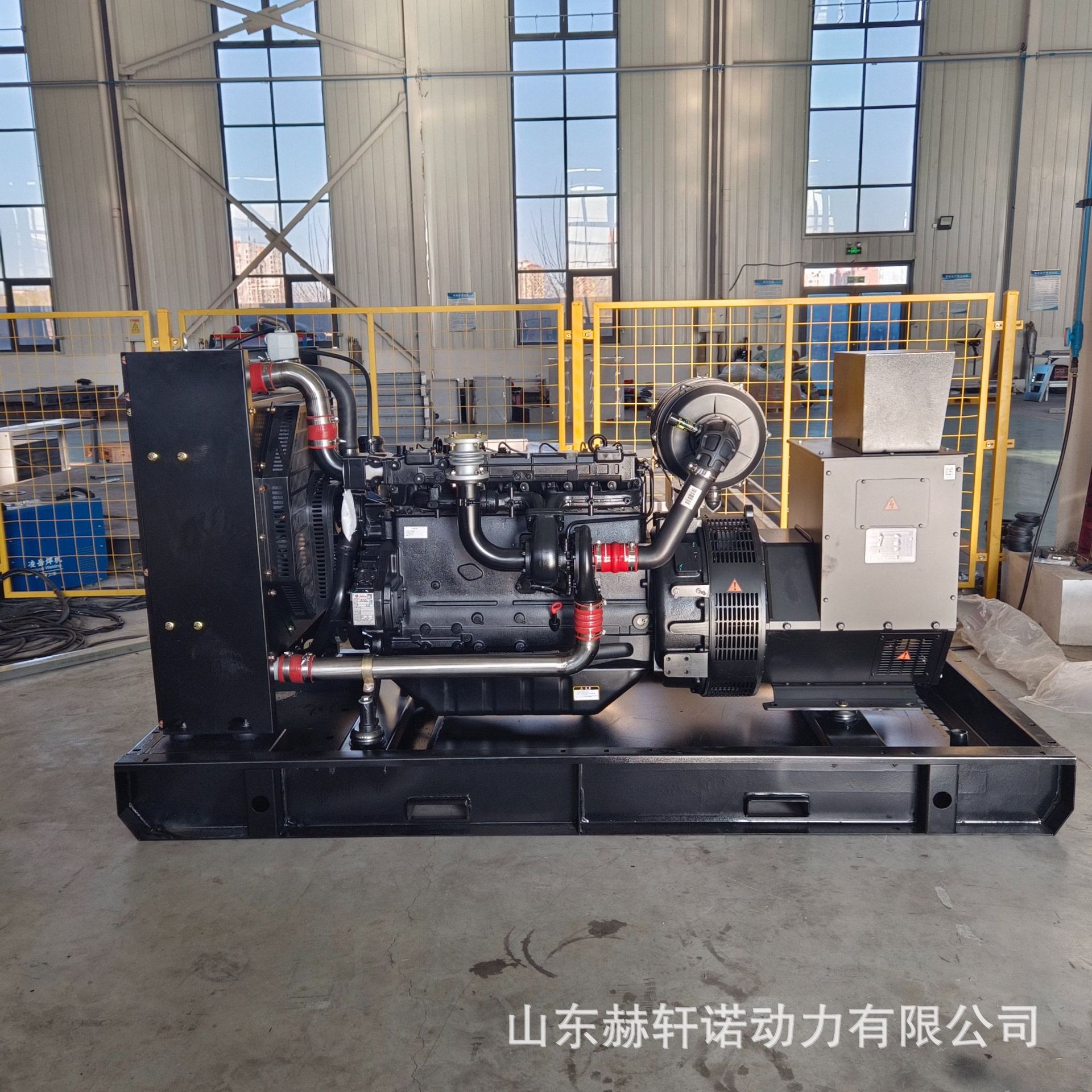 潍柴发电机组 商用应急120KW发电机低噪音全自动发电机组潍坊厂家