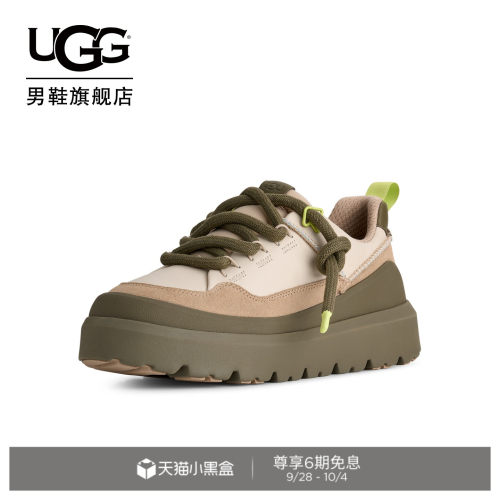 UGG潮流轻便厚底系带运动休闲鞋