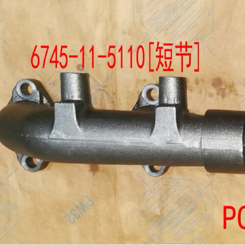 康明斯6D1140-3通用WA430-6PC300-8排气管6745-11-52104