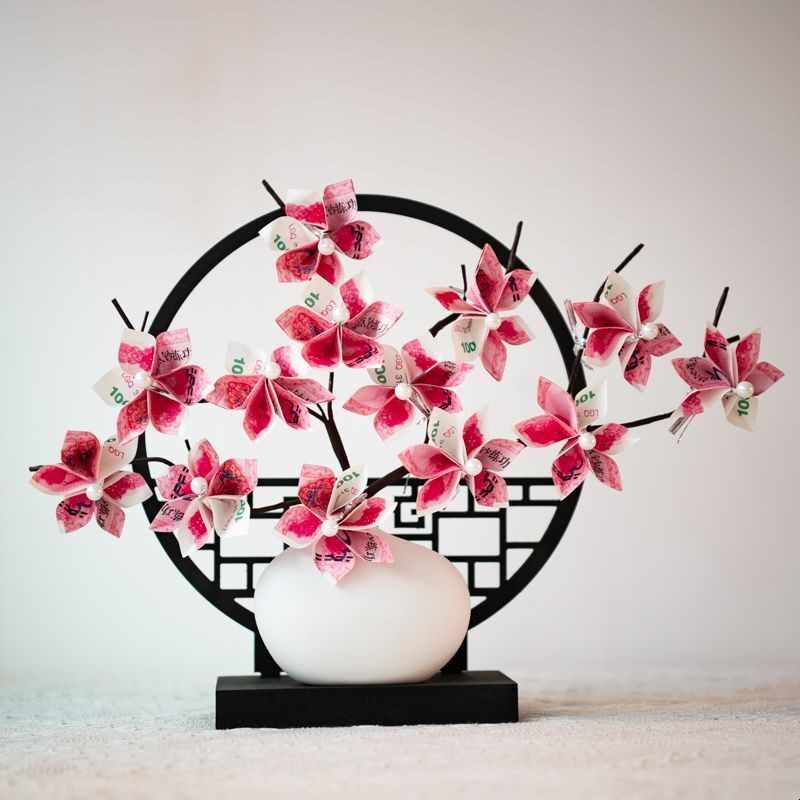 发财树有钱花材料包diy高档全套包永生花情人节生日花盒乔迁礼物