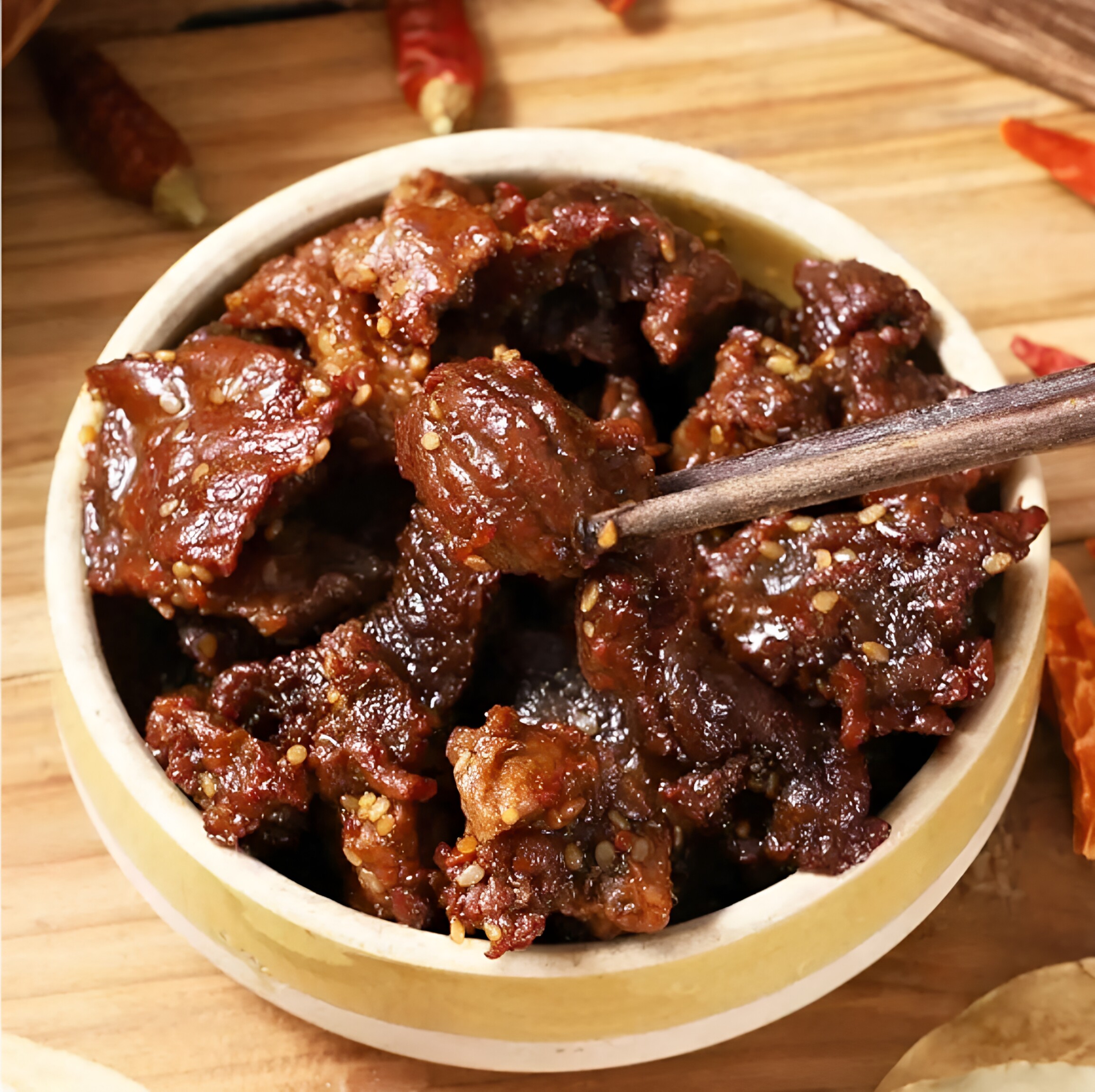 【领券立减40】内蒙古特产牛肉筋头巴脑即食零食肉质紧实有嚼劲-Z