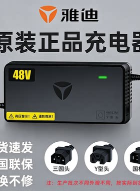 雅迪电动车充电器原装石墨烯电池
