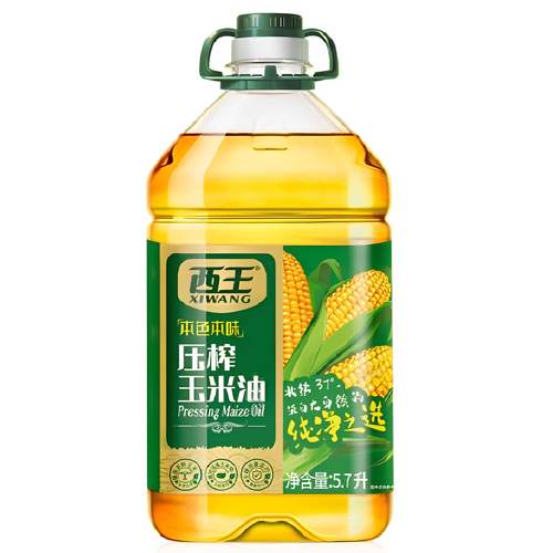 西王压榨玉米油5.7L 大容量 非转基因 物理压榨 新日期 正品包邮