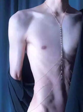 性感胸链身体链腰链爆闪水钻流苏