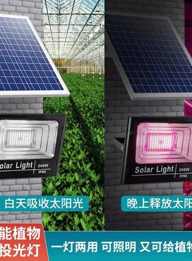 LED太阳能植物生长灯仿太阳光火龙果草莓育苗绿植上色多肉补光灯