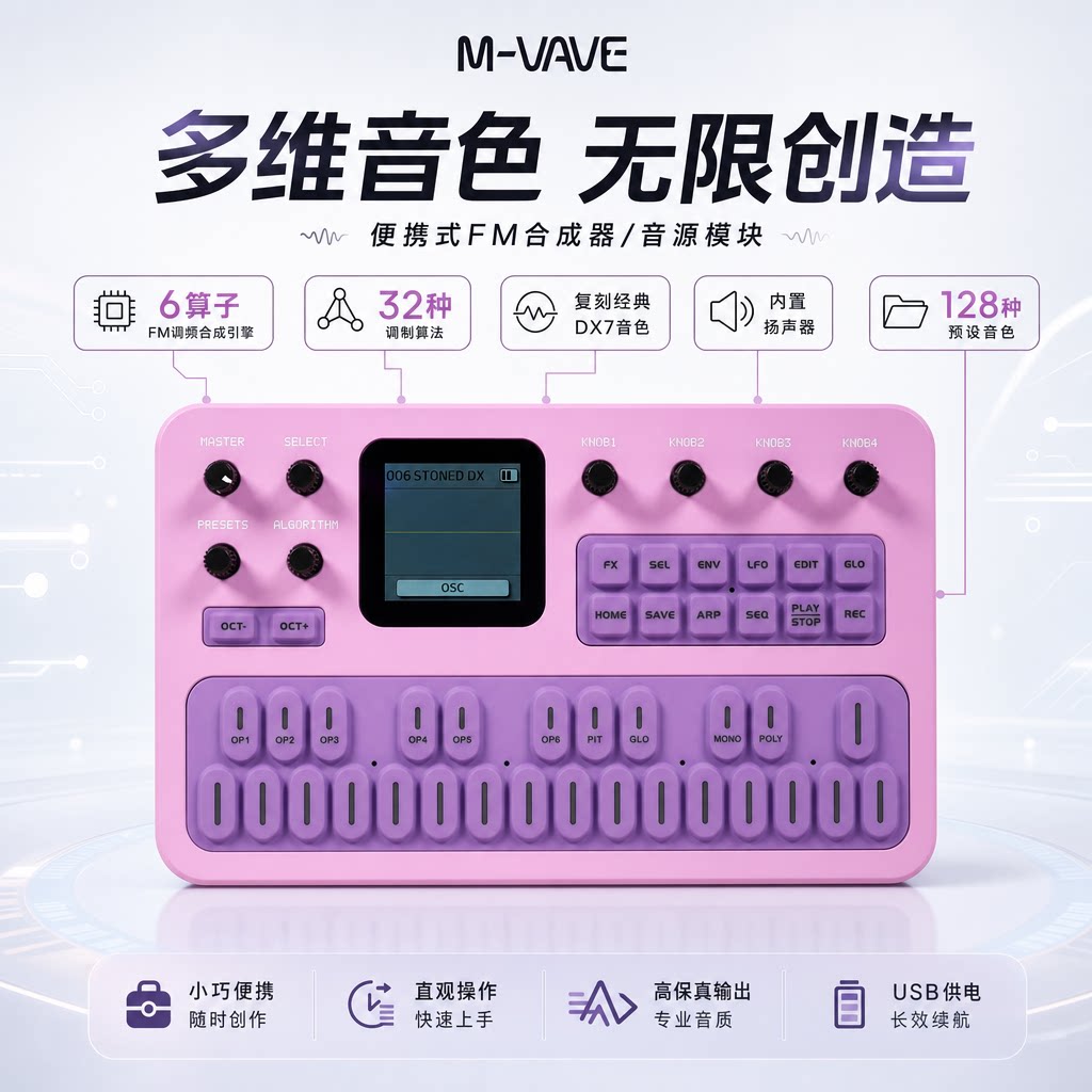 M-VAVEFM1经典fm合成器