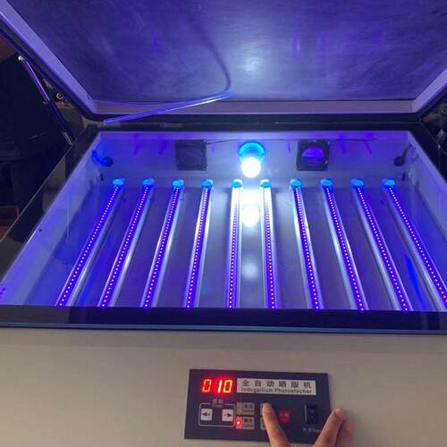 LED紫外线晒版曝光制版机丝网印刷设备吸气泵真空制版设备台式