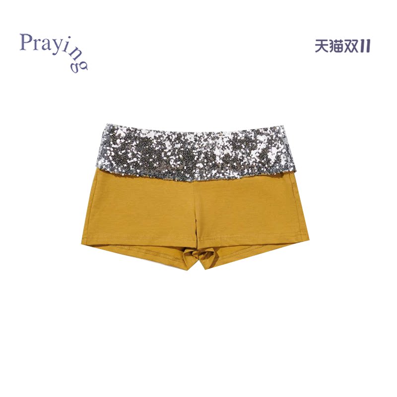 Praying Sequins Shorts 潮流亮片女士短裤26秋季新款