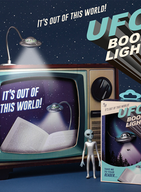 太空系列UFO飞碟造型阅读书灯英国IF文创英辅便携LED节日送礼物