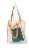 Canvas Tote Bag-Blue Green & Orange