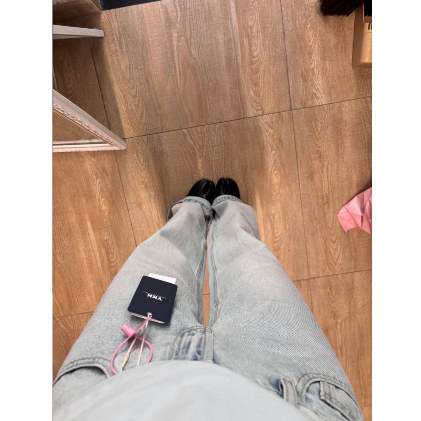夏季新款美式潮流浅浅泛白牛水洗牛仔裤辣妹低腰修身显瘦直筒裤女