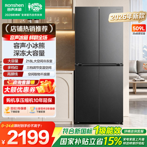 【咨询领取优惠】容声小冰熊509L