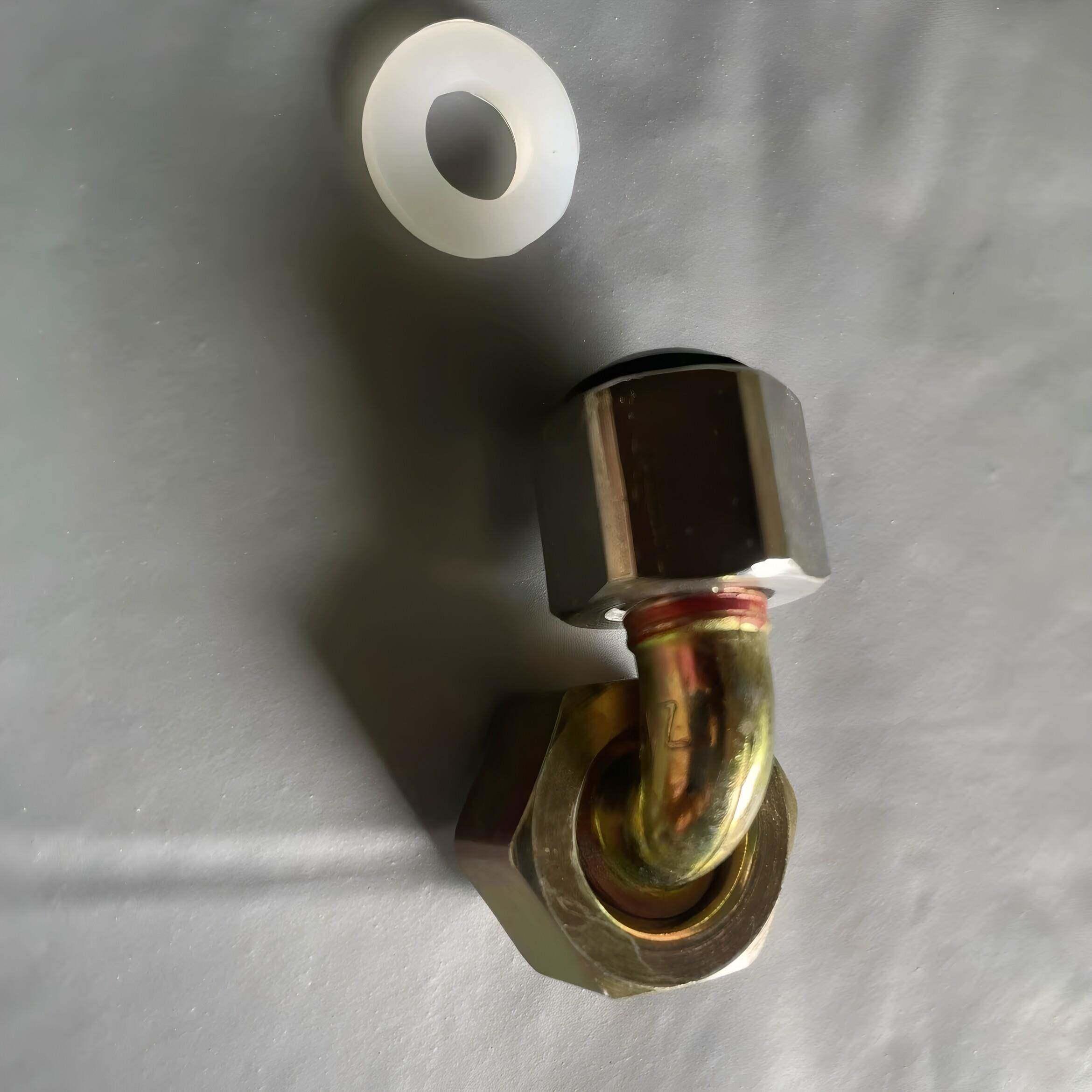 通用燃气灶具万向接头4分进气弯头内外丝铜螺口热水器煤气灶配件