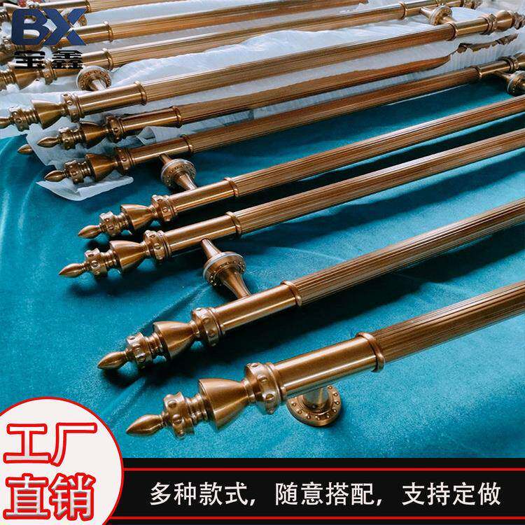 欧式覆古大门拉手KTV酒店包厢会所餐厅玻璃门把手个性古铜工艺