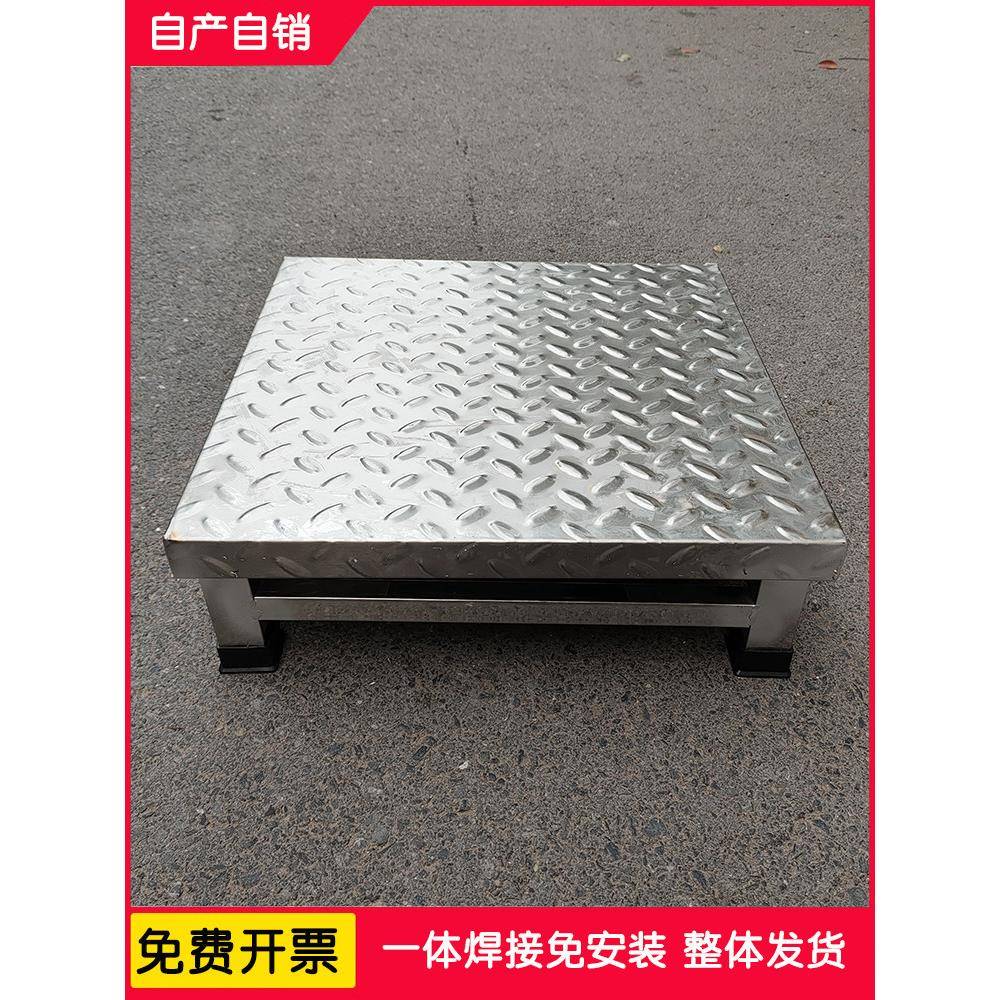 加厚不锈钢防滑凳脚踏台阶工业增高步梯家用楼梯踩脚蹬单层垫脚
