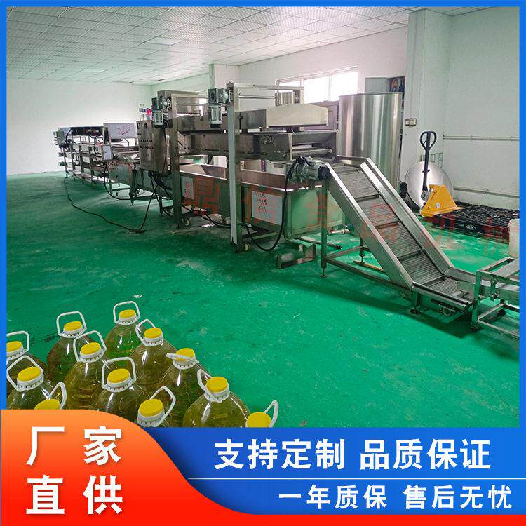 果蔬脆片油炸机秋葵油炸机全自动膨化油炸机面食油炸锅